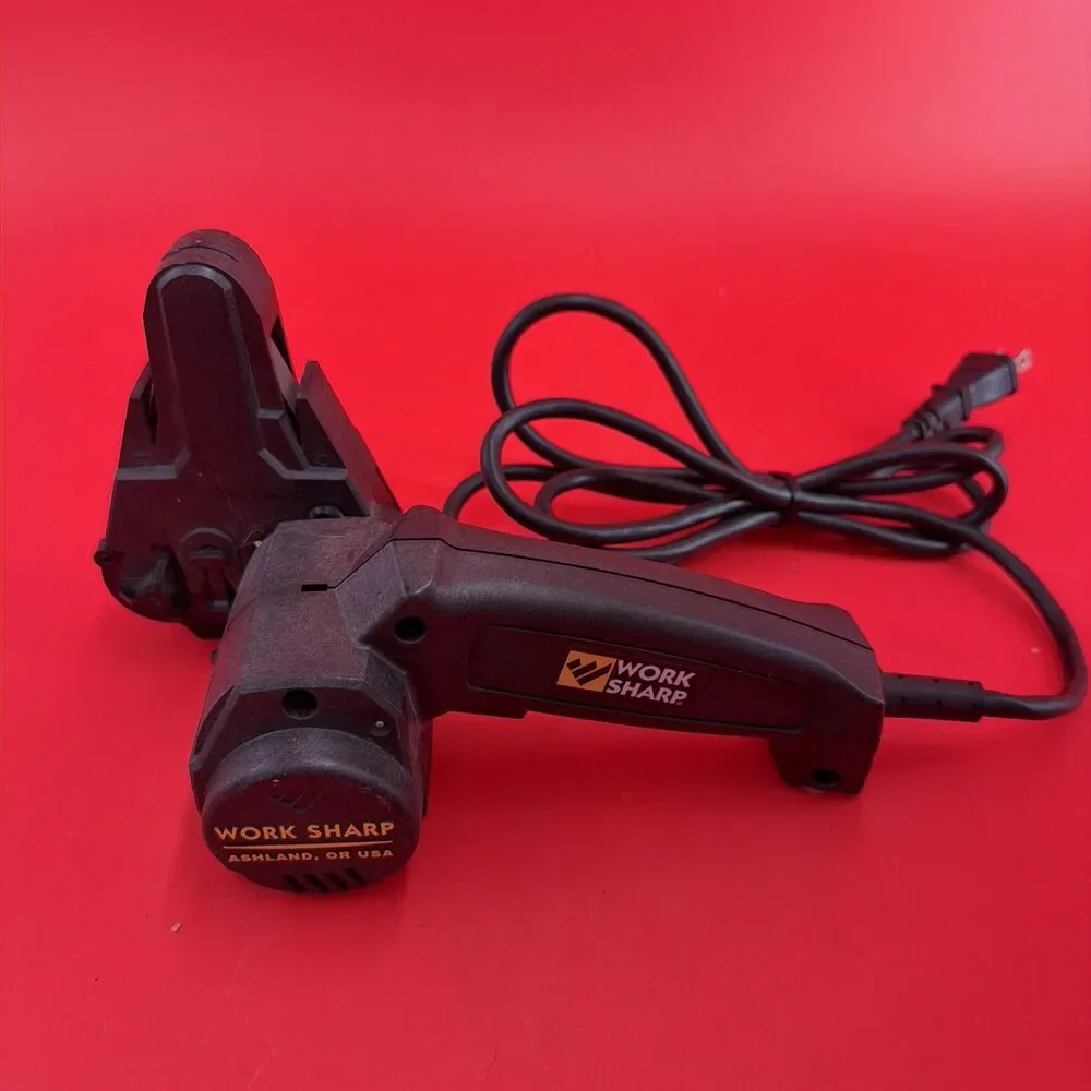 Work Sharp WSKTS Knife & Tool Sharpener 120V Grinding Sharpening Black